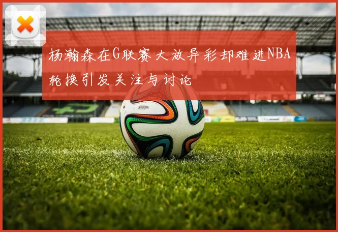 杨瀚森在G联赛大放异彩却难进NBA轮换引发关注与讨论